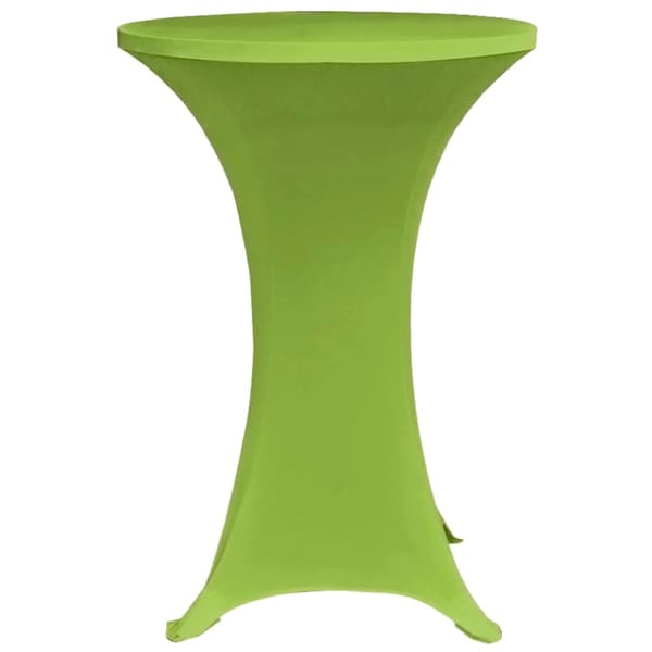 vidaXL elastiske borddække, 4 stk., 80 cm, grøn