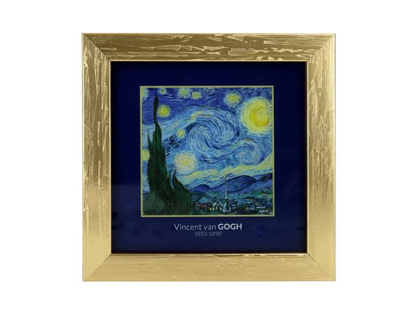 Carmani, billede - VAN Gogh/Stjernenat, guldramme