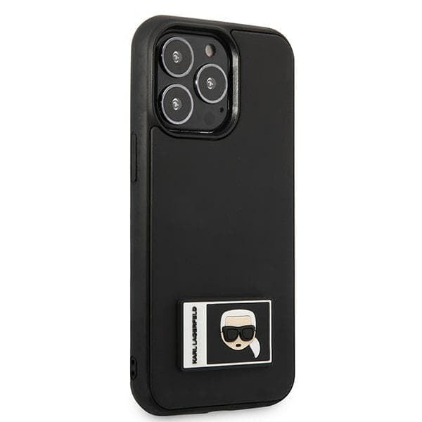 Karl Lagerfeld Ikonik Patch-etui til iPhone 13 Pro / 13, sort