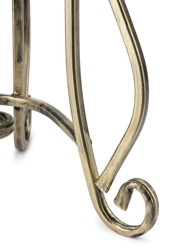 Stabilt blomställ i metall GULD