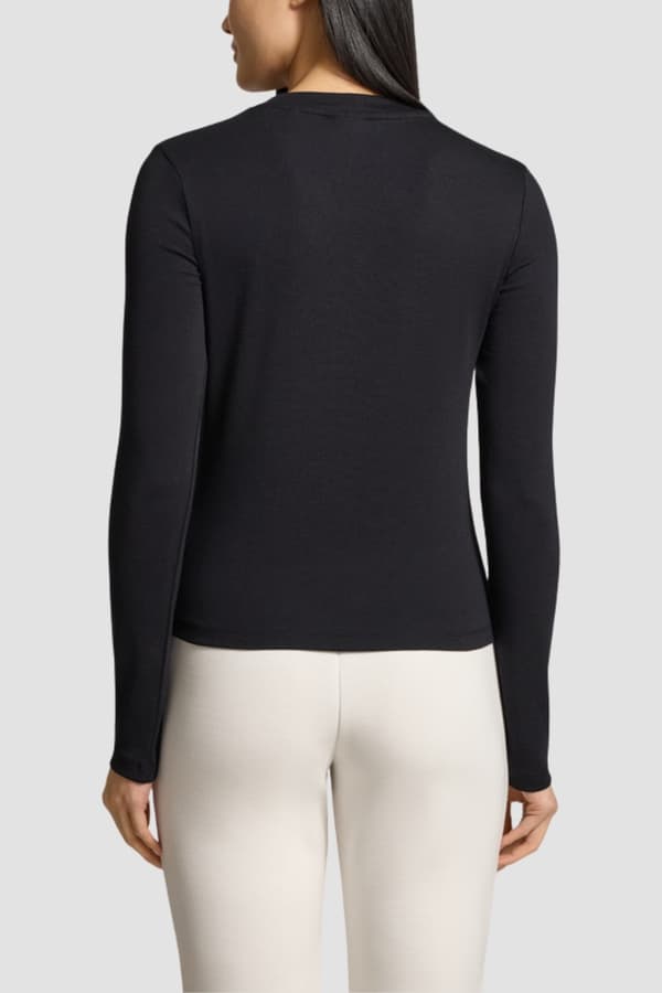 Guess Sort Dame Langærmet T-shirt Sonia L