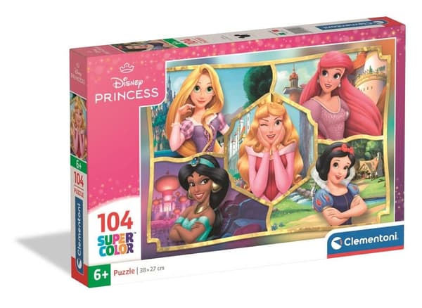 Pussel 104 Superfärgprinsessa