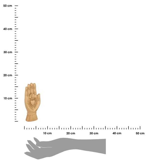 Dekorativ figur af Amirs hånd