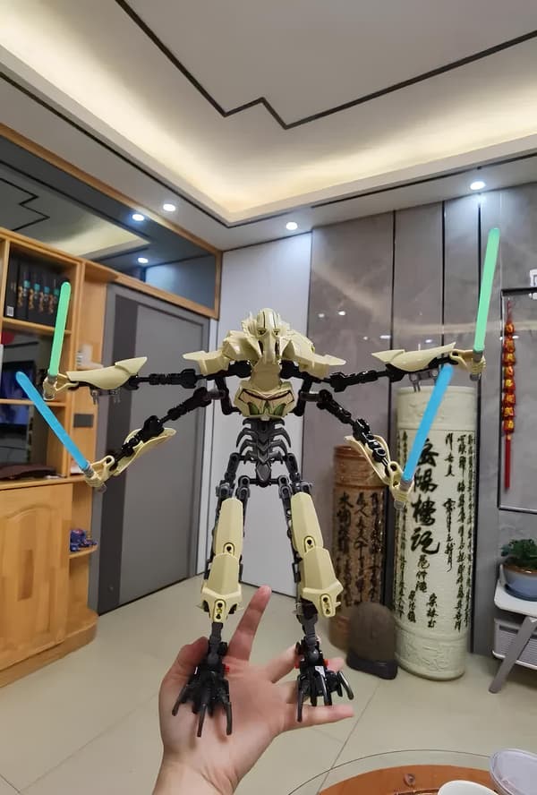 Rumgeneral Cyborg samlerfigur 32 cm sci-fi-figur