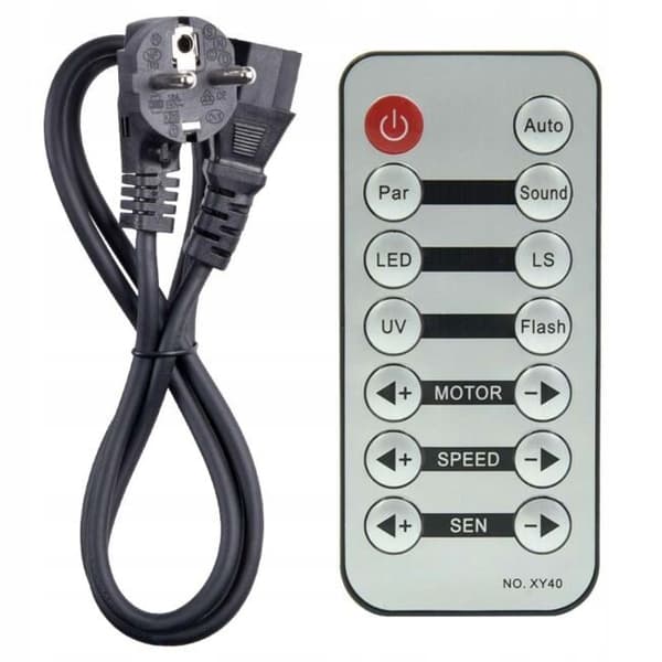 LIGHT4ME turbo blomster disco effekt LED PAR UV kugle laser strobe