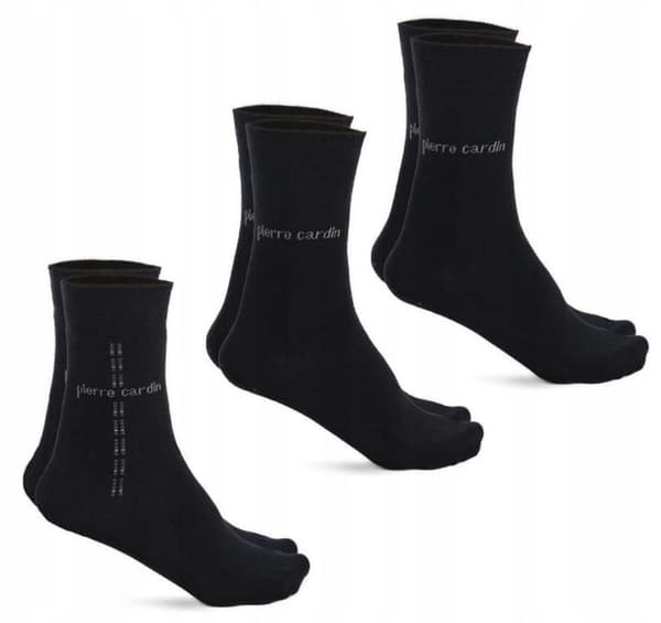 Pierre Cardin Marinblå Herrstrumpor 3-pack 43-46