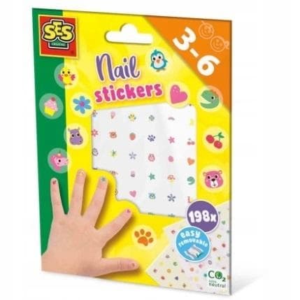 Neglestickers 198 stk. Ses Creative 14044 3+