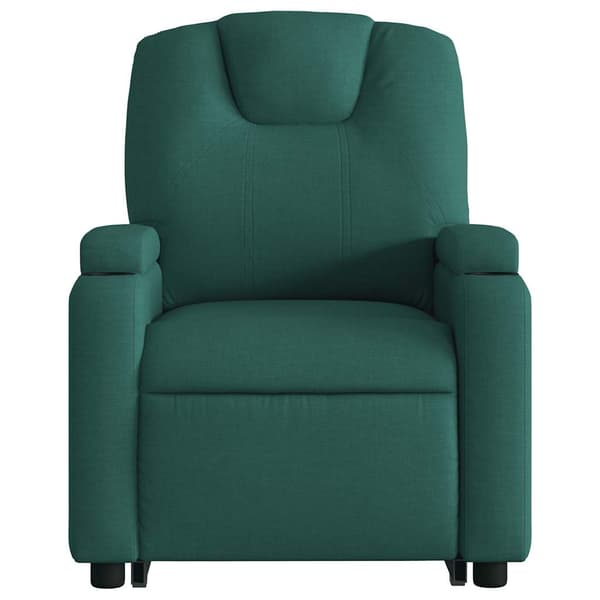vidaXL Elektrisk lyftande massagefåtölj grön