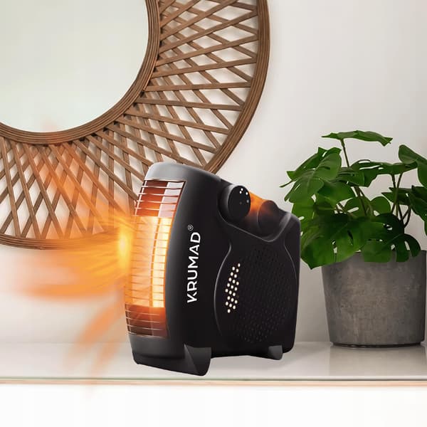 Elektrisk värmefläkt, termostat, effektreglering 2000W