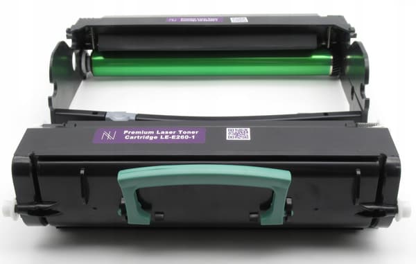 Inkdigo tromle + toner E260A11E / E260X22G kompatibel med Lexmark E260 E360DN TÜV-certificeret