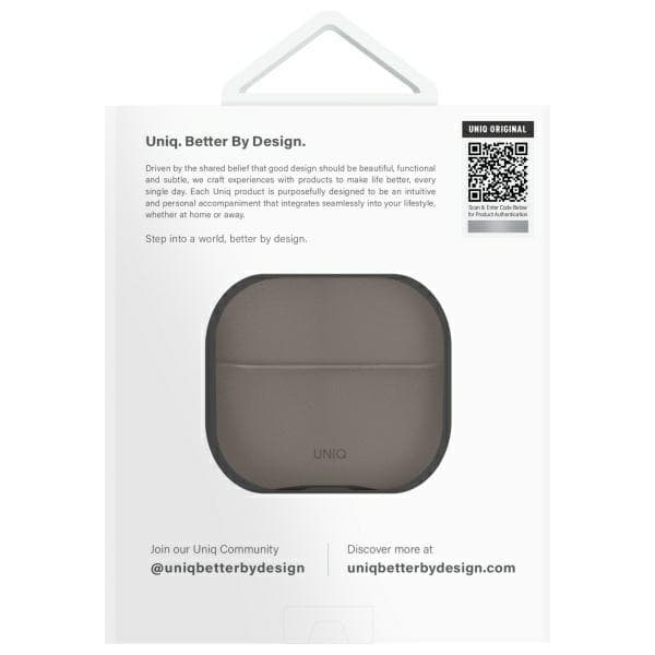 UNIQ Lyden DS AirPods 4 Etui Grå/Flintgrå