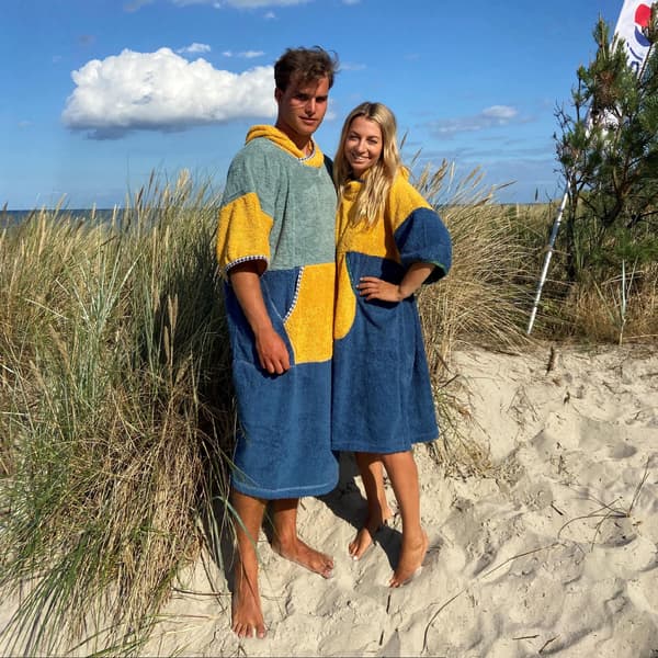Surfponcho California - bomull M DAM längd 105cm