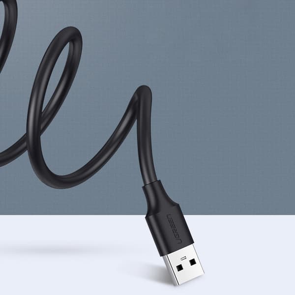 USB 2.0 förlängningskabeladapter 50cm svart