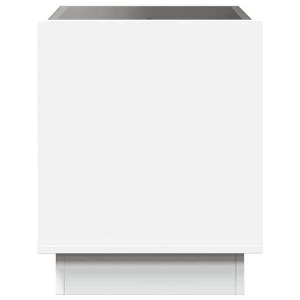 vidaXL Infinity LED soffbord vitt 50x50x50 cm