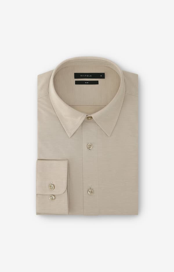 Slim strikskjorte XXL
