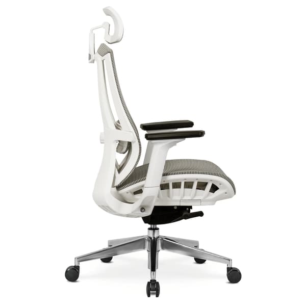 SKY Ergonomisk Drejelig Kontorstol, Beige, Moderne