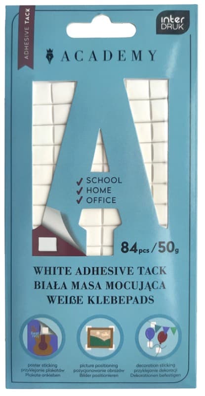 Vit monteringsmassa 50 g. Akademi