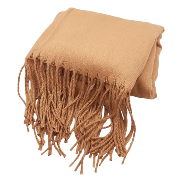 Damhalsduk Bomullshalsduk med Fransar Beige