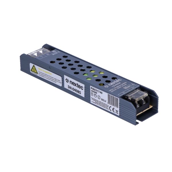 LED modulær strømforsyning lang grafit IP20 / 12v / 5a / 60w