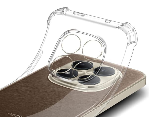 Fodral för Xiaomi Redmi Note 15 Pro Plus 5G / Poco M8 Pro 5G, Stoppsäker, Transparent