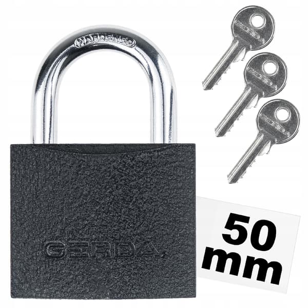 Gerda støbejernshængelås 60 mm