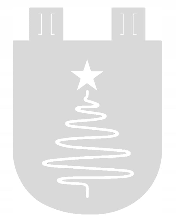 Juledekoration juletræ