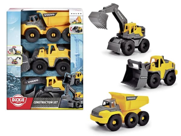 Volvo Rakennusajoneuvot 16 cm 3 kpl
