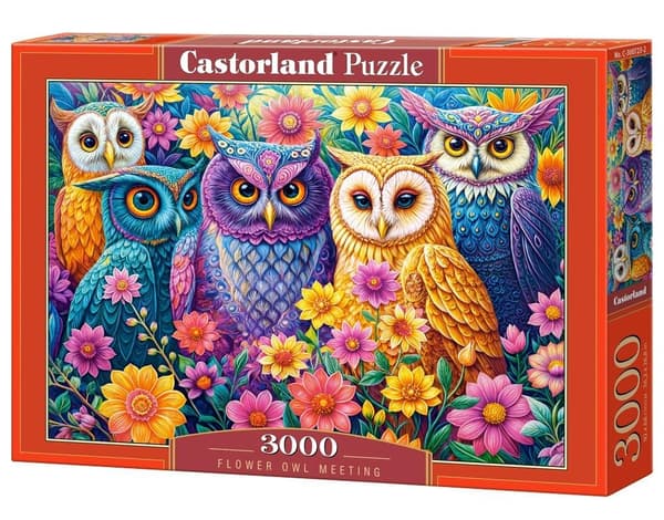 Puslespil 3000 Blomsteruglemøde CASTOR