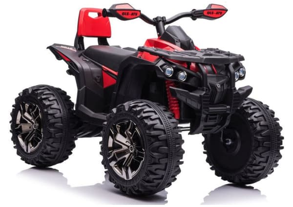 Batteridriven fyrhjuling QLS-3288 Röd