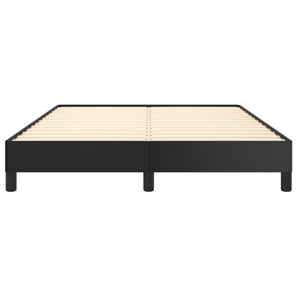 vidaXL sengestel sort 140x190 cm kunstlæder