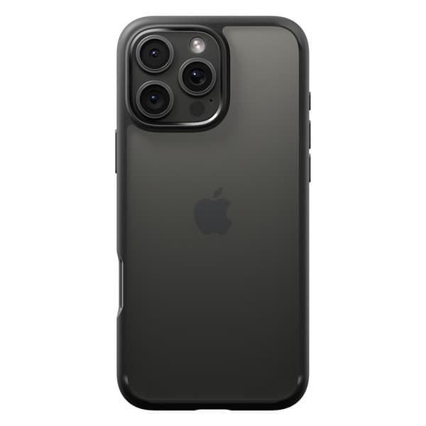 Spigen Ultra Hybrid-cover til iPhone 16 Pro, klart og sort