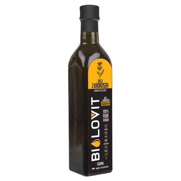 Bilovit - Kallpressad safflorolja - 500 ml