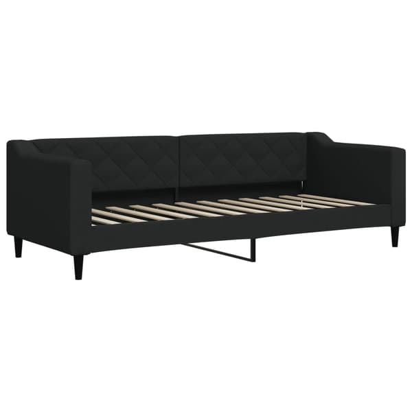 vidaXL sovesofa sort 80x200 cm stofbetræk