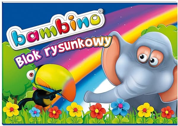 BAMBINO piirustuslehtiö. A4. 20 arkkia.