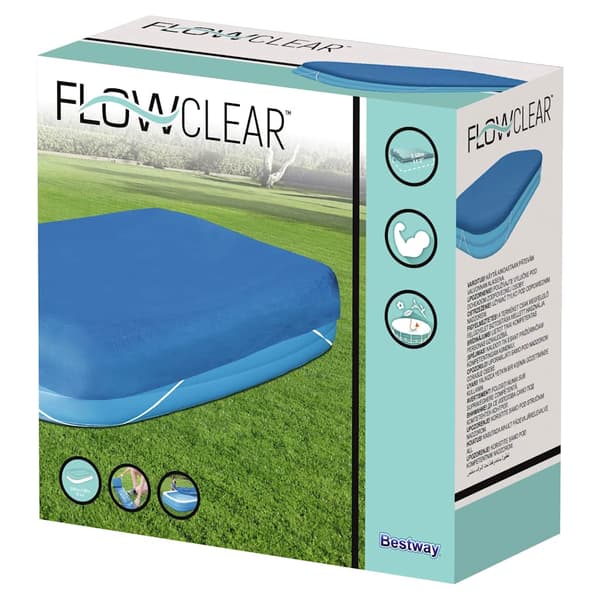 Bestway Flowclear Poolskydd, 305x183x56 cm