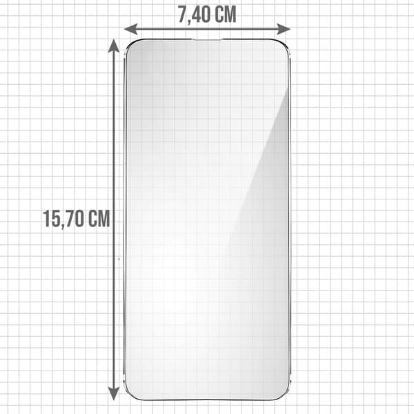 2x hærdet glas til iPhone 14 Pro Max, ERBORD 9H hårdt glas, glas