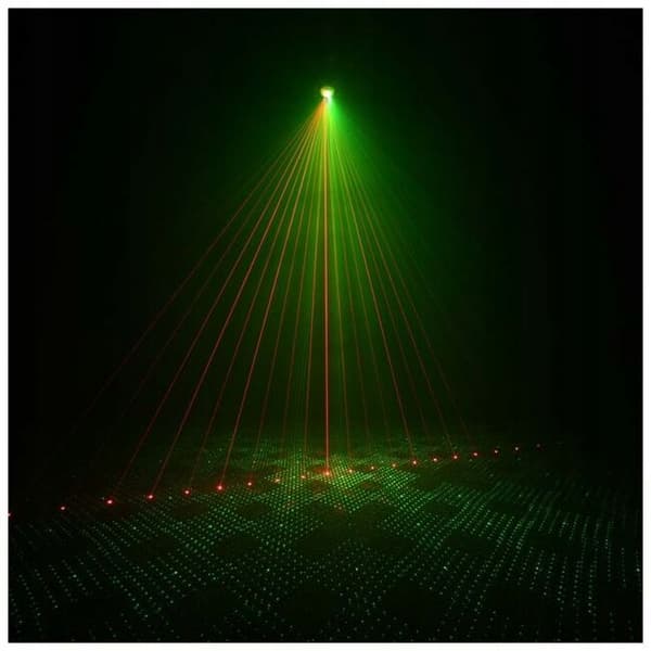 LIGHT4ME turbo blomster disco effekt LED PAR UV kugle laser strobe