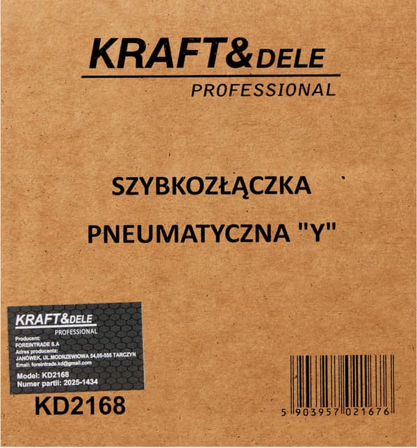 Pneumatisk hurtigkobling "Y" KD2168