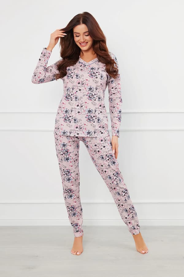 Toliana dampyjamas långärmad, långbyxor L