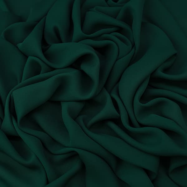 Chiffonmateriale, flaskegrøn farve