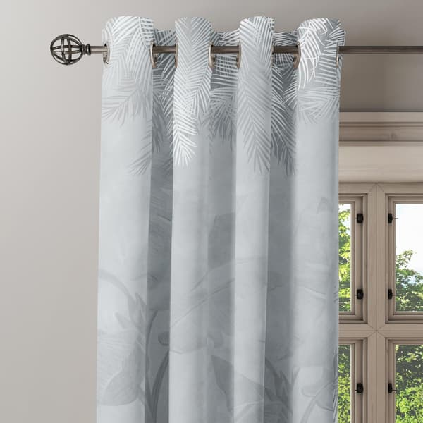 Gardin med snørehuller print 176