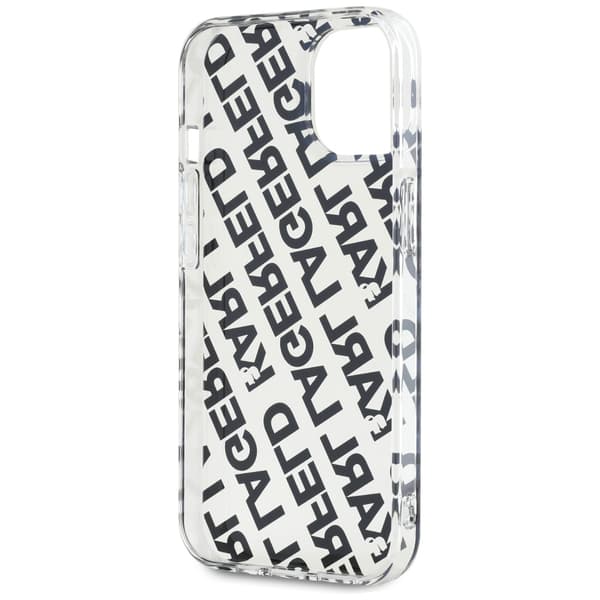 Karl Lagerfeld IML Fullover Logo-cover til iPhone 15, guld