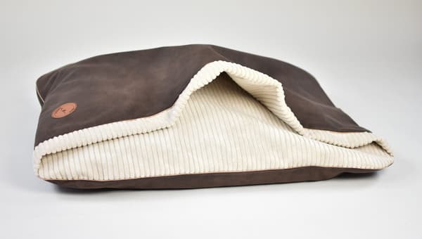 Mink NEL brun + creme 100cm x 80cm