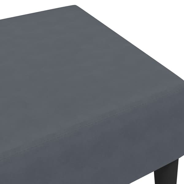 vidaXL Jalkarahi tummanharmaa 77x55x31 cm sametti