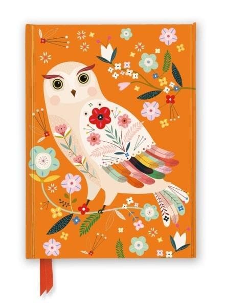 Notesbog A5 linje TW Owl Folk Bee Brun