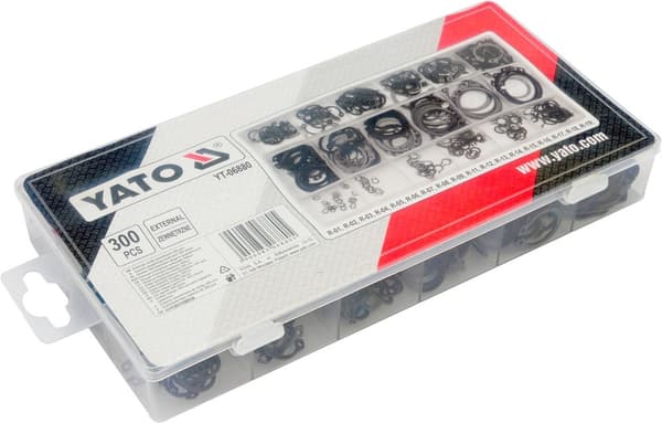 Set externa Seger-ringar 300 st YT-06880 YATO