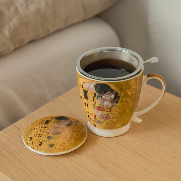 Mugg med infuser på fot 510 ml
