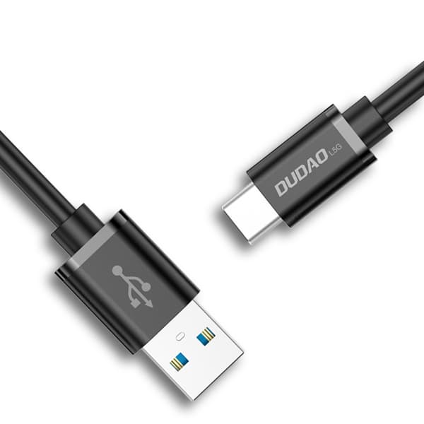 USB - USB Typ C Supersnabb Laddningskabel 1 m Svart