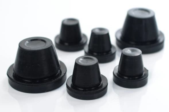 TRYTYT Kabelforskruning Gummi Sort Forsegling 21mm 1 stk