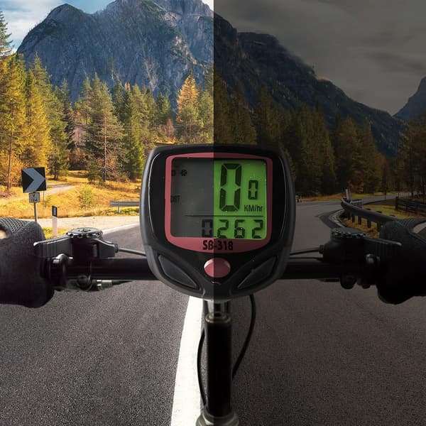 Kablet cykelcomputer speedometer 15 funktioner